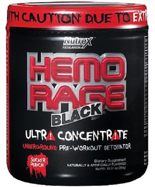HEMO RAGE BLACK ULTRA  CONCENTRADO 30 PORÇÕES - Nutrex